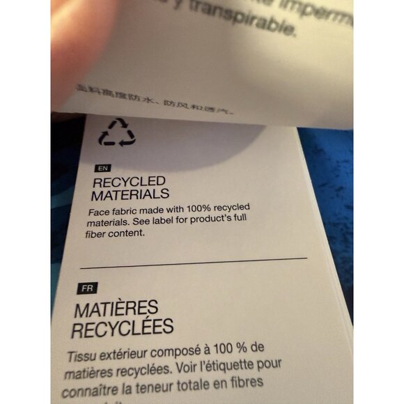 The North Face Boys 10-12 Blue/Dryvent Hooded Wind/waterproof Rain Jacket - Picture 14 of 16